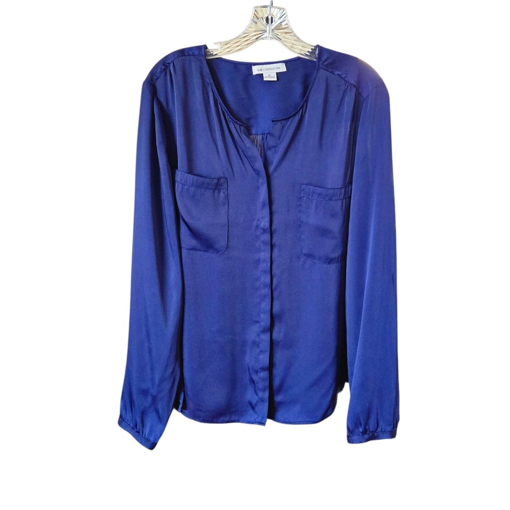 Liz Claiborne Royal‎ Blue Blouse